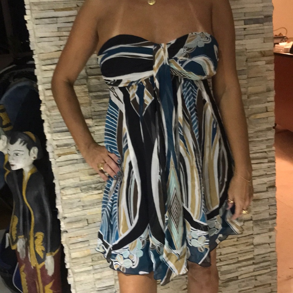 🚫 SOLD - EXPRESS BLACK STRAPLESS DRESS - Picture 10 of 12